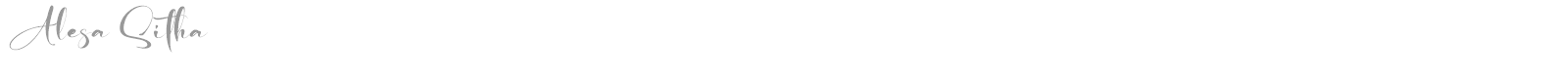 Alesa Sitha font preview